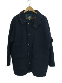 【中古】Woolrich◆80s/コート/L/ウール/NVY/無地/33812【メンズウェア】