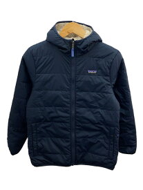 【中古】patagonia◆リバーシブルブルゾン/XL/ポリエステル/NVY/68095FA21/ボーイズ【レディースウェア】