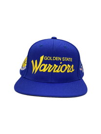 【中古】mitchell&ness◆キャップ/--/アクリル/BLU/メンズ/WARRIORS/JUST DON【服飾雑貨他】