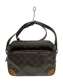 【中古】LOUIS VUITTON◆ナイル_モノグラム・キャンバス_BRW/PVC/BRW【バッグ】