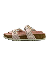 【中古】BIRKENSTOCK◆サンダル/24.5cm/PNK/コットン【シューズ】