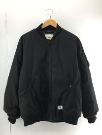 【中古】WTAPS◆ジャケット/2/ポリエステル/192WVDT-JKM06/JACKET.NYPO.TWILL/ブラック【メンズウェア】