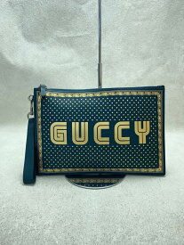 【中古】GUCCI◆グッチ/セカンドバッグ/510489/レザー/グリーン//【バッグ】