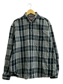 【中古】Supreme◆23SS/Pullover Plaid Flannel Shirt/長袖シャツ/L/コットン/チェック//【メンズウェア】