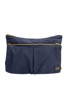 【中古】PORTER◆ショルダーバッグ/ナイロン/NVY/無地【バッグ】