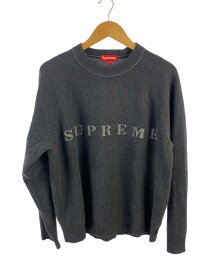 【中古】Supreme◆20AW/stone washed sweater/S/ウール/GRY【メンズウェア】