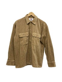 【中古】DICKIES◆長袖シャツ/M/コーデュロイ/BEG/無地/192M20GR01【メンズウェア】