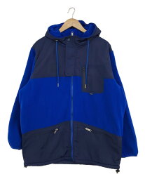 【中古】INTER BREED◆SWITCHING FLEECE JACKET/フリースジャケット/XL/ポリエステル/BLU/IB16AW-32【メンズウェア】