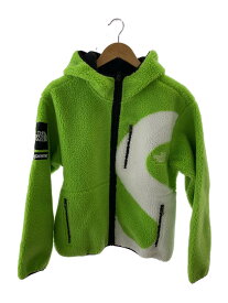 【中古】Supreme◆S Logo Hooded Fleece Jacket/フリースジャケット/S/ポリ/GRN/NF0A5EHN【メンズウェア】