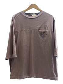 【中古】TOUJOURS◆TWENTIETH 20TH ANNIVERSARY/7分袖カットソー/FREE/コットン/PNK/無地【レディースウェア】