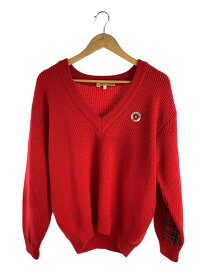 【中古】Christian Dior SPORTS◆セーター(厚手)/M/ウール/RED【メンズウェア】