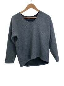 【中古】THE NORTH FACE◆EXPLORE TEKSWEATER V-NECK/M/ポリエステル/GRY【レディースウェア】