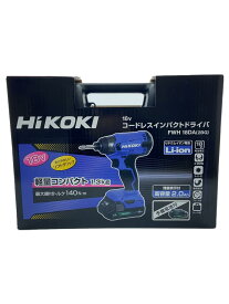 【中古】HiKOKI◆インパクトドライバー FWH18DA(2BG)【DIY用品】