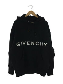 【中古】GIVENCHY◆21AW/4G刺繍/裏起毛/バックロゴパーカー/フーディ/S/ブラック/BMJ0C93Y69【メンズウェア】