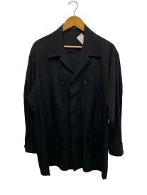 【中古】yohji yamamoto POUR HOMME◆ブルゾン/1/ポリエステル/BLK/HZ-Y04-500【メンズウェア】