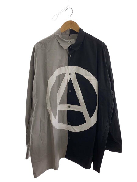 【中古】KIDILL◆ANARCHY SHIRTS/長袖シャツ/FREE/コットン/BLK/KL409-A【メンズウェア】