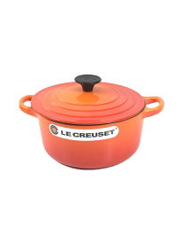 【中古】LE CREUSET◆鍋/容量:1.8L/サイズ:18cm/ORN/2501-18【キッチン用品】