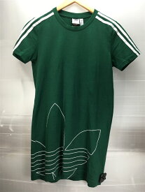 【中古】adidas◆Tシャツ/XS/コットン/GRN【レディースウェア】