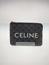 【中古】CELINE◆コインケース/レザー/BRW/総柄/メンズ【服飾雑貨他】