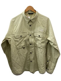 【中古】THE NORTH FACE◆FIREFLY CANOPY SHIRT_ファイヤーフライキャノピーシャツ/S/--/BEG【メンズウェア】