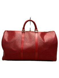 【中古】LOUIS VUITTON◆キーポル55_エピ_RED/レザー/RED/M42957【バッグ】