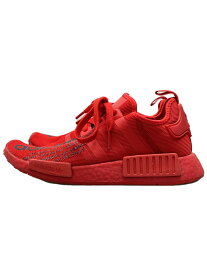 【中古】adidas◆×atmos/NMD R1/ローカットスニーカー/24cm/RED/FX4358【シューズ】