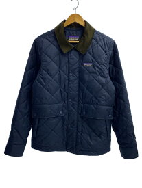 【中古】patagonia◆20fw/Diamond Quilted Jacket/コーデュロイカラー/NVY/20735FA20【メンズウェア】