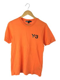 【中古】Y-3◆Tシャツ/S/コットン/オレンジ/D79808【メンズウェア】