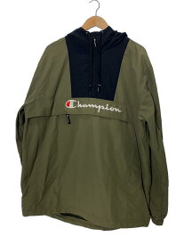 【中古】Champion◆ナイロンジャケット/XL/ナイロン/KHK/C3-N604【メンズウェア】