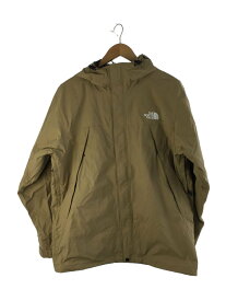 【中古】THE NORTH FACE◆SCOOP JACKET_スクープジャケット/XL/ナイロン/BEG【メンズウェア】