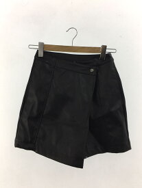 【中古】JEANASIS◆22AW/ヴィーガンレザースカパン/ショートパンツ/スカートパンツ/S/フェイクレザー/173581【レディースウェア】