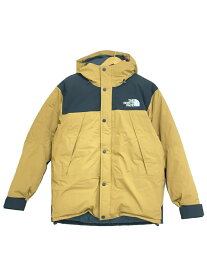 【中古】THE NORTH FACE◆MOUNTAIN DOWN JACKET_マウンテンダウンジャケット/L/ゴアテックス/BEG【メンズウェア】