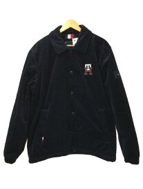 【中古】TOMMY HILFIGER◆ブルゾン/XL/コーデュロイ/NVY/無地/MW0MW28076【メンズウェア】