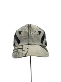 【中古】OFF-WHITE◆キャップ/S/コットン/GRY/メンズ/マーブル迷彩【服飾雑貨他】