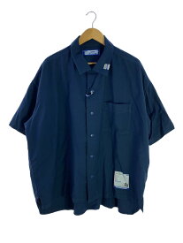 【中古】MIHARA YASUHIRO◆21SS/Short-Sleeve Oxford Shirt/48/コットン/NVY/I06SH012【メンズウェア】
