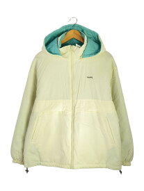 【中古】X-girl◆ダウンジャケット/REVERSIBLE QUILTED JACKET/M/コットン/WHT/105223021005【レディースウェア】