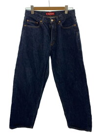 【中古】Supreme◆Rigid Baggy Jean/日本製/クラシックロゴ/デニムパンツ/30/コットン/インディゴ//【メンズウェア】