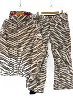 【中古】BURTON◆ウェアー/L/WHT/10105 VN 746367/水玉/上下SET//【スポーツ】