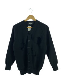 【中古】COMME des GARCONS◆カーディガン(厚手)/S/アクリル/black market/穴開きカーディガン【メンズウェア】