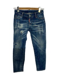 【中古】DSQUARED2◆スキニーパンツ/38/コットン/IDG/S75LB0202【レディースウェア】