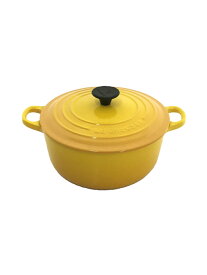 【中古】LE CREUSET◆鍋/YLW/25001-20-7002461【キッチン用品】