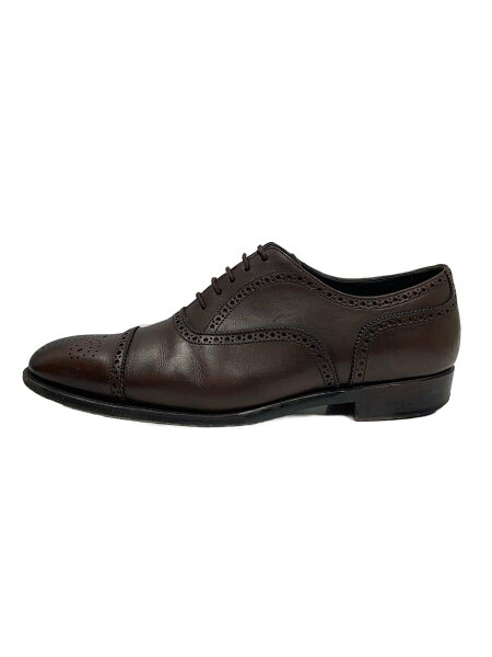 【中古】perfetto◆革靴/ドレスシューズ/US6.5/BRW/09917【シューズ】