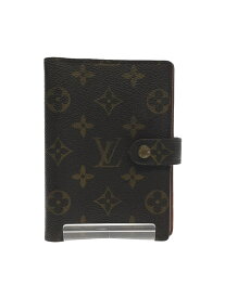 【中古】LOUIS VUITTON◆アジェンダPM_モノグラム_BRW/茶/R20005/2000/本体のみ【服飾雑貨他】