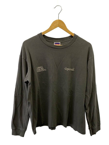 【中古】Optstuff◆GOATボディ/Long Sleeve T-Shirt/長袖Tシャツ/S/コットン/GRY【メンズウェア】
