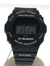 【中古】CASIO◆ソーラー腕時計・G-SHOCK/デジタル/ラバー/BLK/BLK【服飾雑貨他】