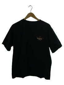 【中古】9090◆Tシャツ/L/コットン/BLK/プリント【メンズウェア】