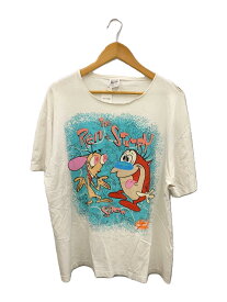 【中古】Tシャツ/XL/コットン/WHT【メンズウェア】