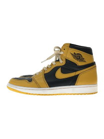 【中古】NIKE◆Air Jordan 1 High OG Pollen/付属品あり/27.5cm/YLW/555088-701【シューズ】