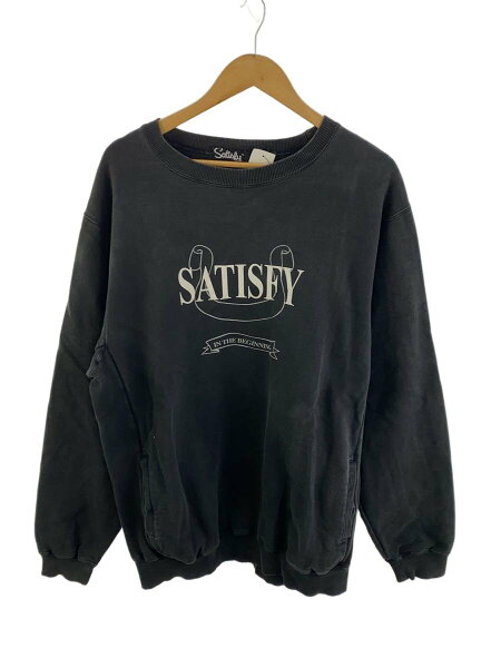 【中古】SATISFY/スウェット/XL/コットン/BLK【メンズウェア】