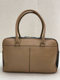 【中古】MAX MARA◆ハンドバッグ/--/BEG/無地【バッグ】